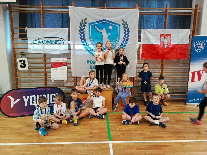 Turniej mini-badmintona w ramach Pomorskiej Ligii Badmintona