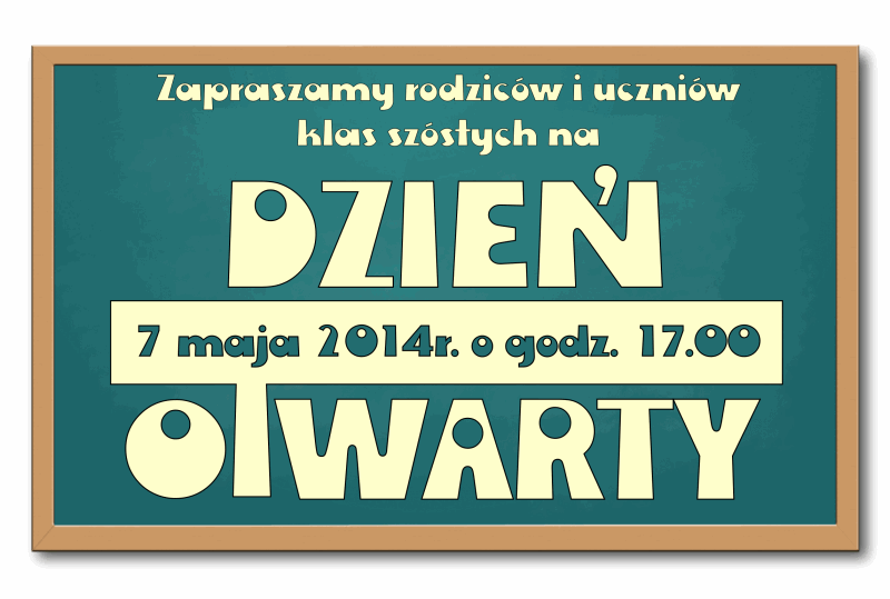 Dzień otwarty dla uczniów i rodziców klas szóstych