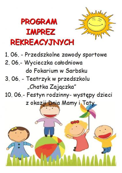 Program imprez rekreacyjnych