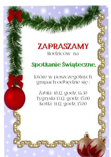 Spotkanie świąteczne