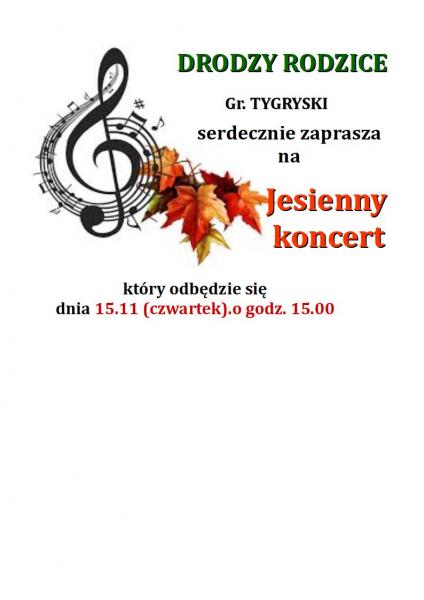 Jesienny koncert