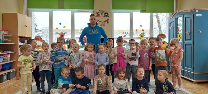Zabawy sportowe z Drużyną Kangurka
