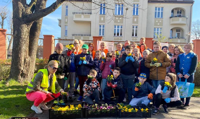 Sadzenie bratków z firmą KETER