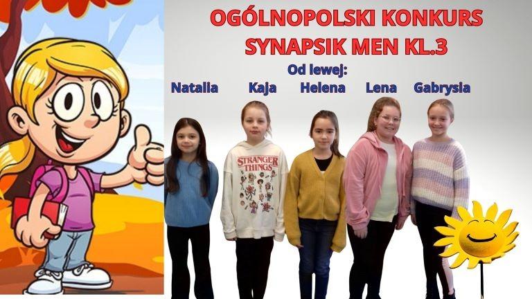 Ogólnopolski Konkurs SYNAPSIK MEN - szkolni zwycięzcy