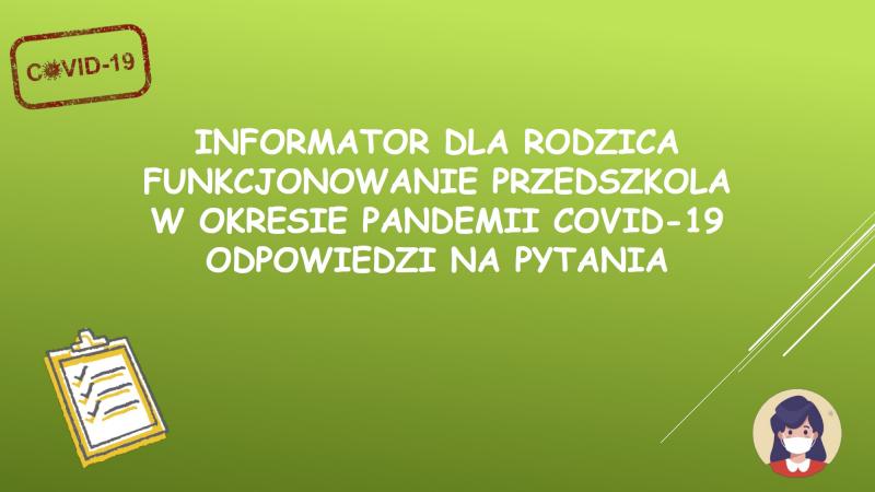 INFORMATOR DLA RODZICA