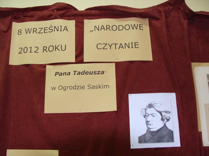 Narodowe Czytanie Pana Tadeusza