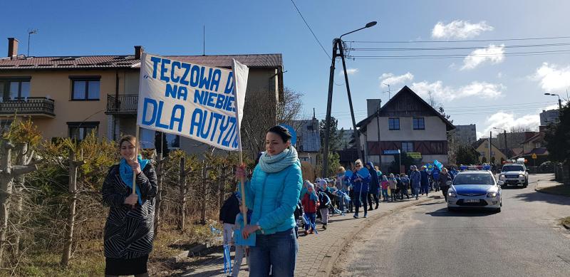 „Na niebiesko dla autyzmu”.