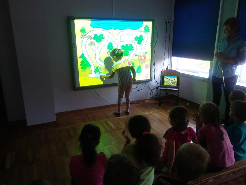 Zajęcia multimedialne w starszych grupach
