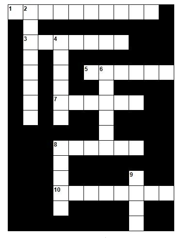 Comenius Crossword