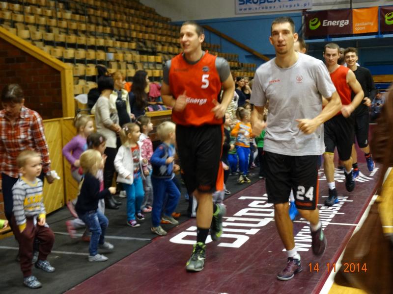 Trening z koszykarzami Energa Czarni Słupsk