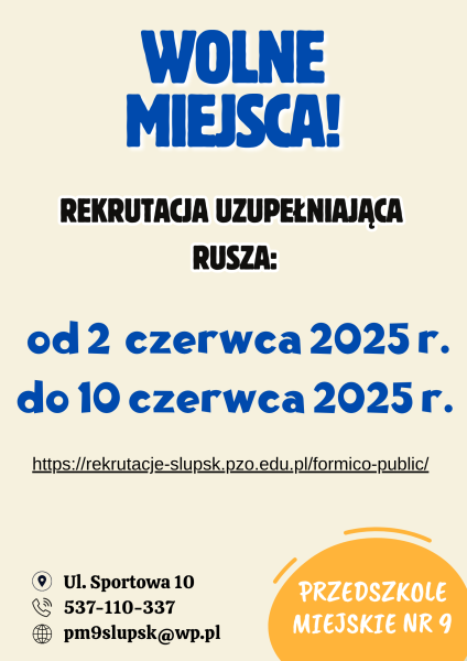 Rekrutacja uzupełniająca