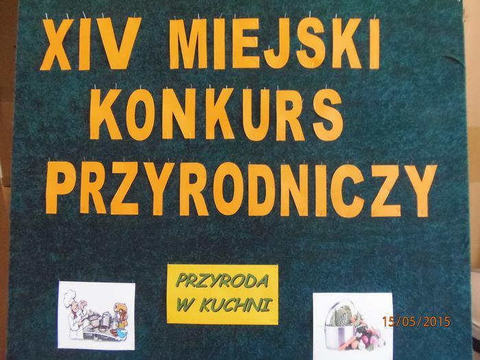 XIV Miejski Konkurs Przyrodniczy  dla uczniów klas IV - VI