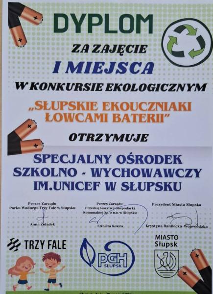 Słupskie ekouczniaki łowcami baterii
