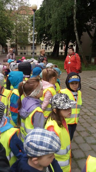 ,,Słoneczka'' zwiedzają zabytki Słupska