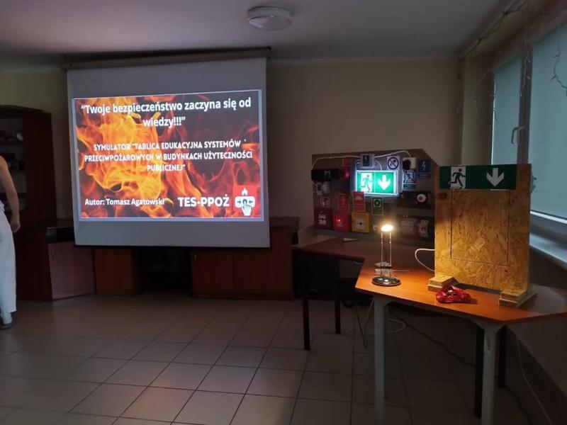Szkolenie przeciwpożarowe w naszej bursie