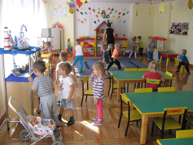 Pierwsze przedszkolne zabawy - grupa I