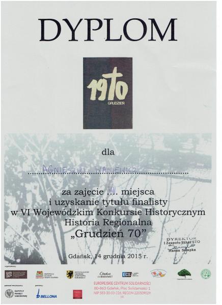 Konkurs Grudzień 70-1