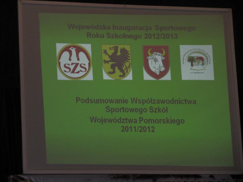 Wojewódzka Inauguracja Sportowego Roku Szkolnego 2012/2013 i Podsumowanie Współzawodnictwa Sportowego Szkół Województwa Pomorskiego 2011/2012