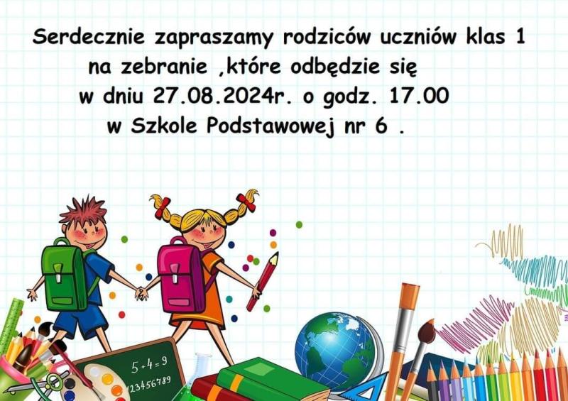 Spotkanie z rodzicami uczniów klas I