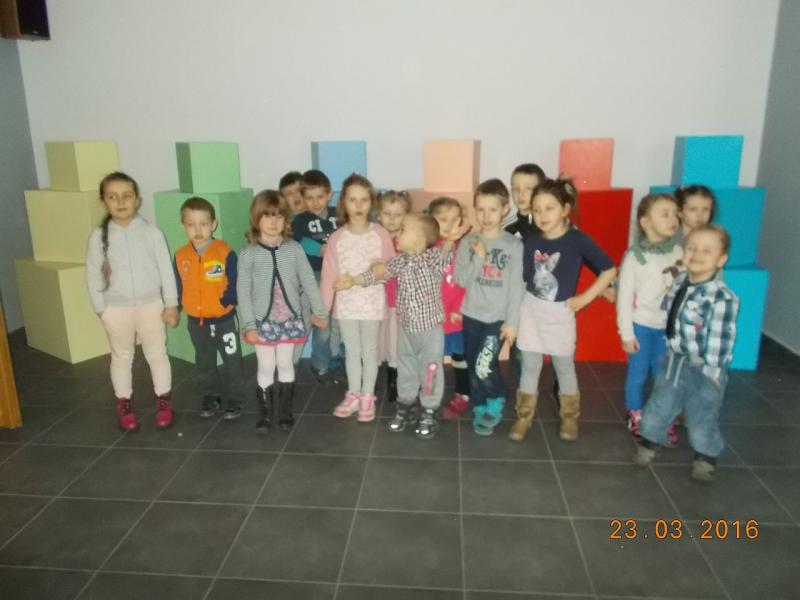 „Misie Ptysie” – wyjście do teatrzyku „Tęcza”; 23-03-2016