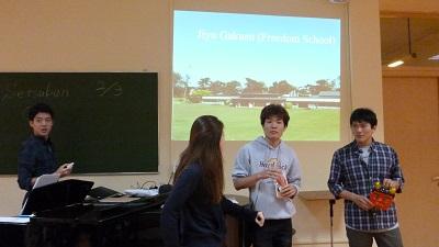 Spotkanie uczniów naszej szkoły ze studentami z Japonii