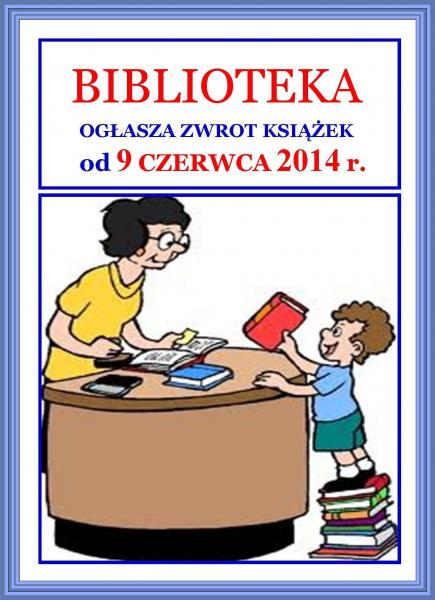 Zwrot książek do biblioteki