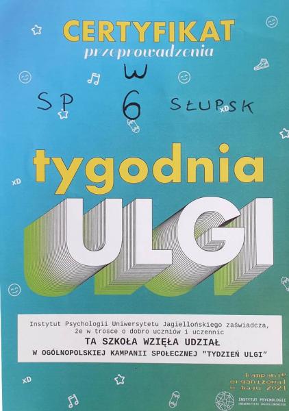 Tydzień ulgi.