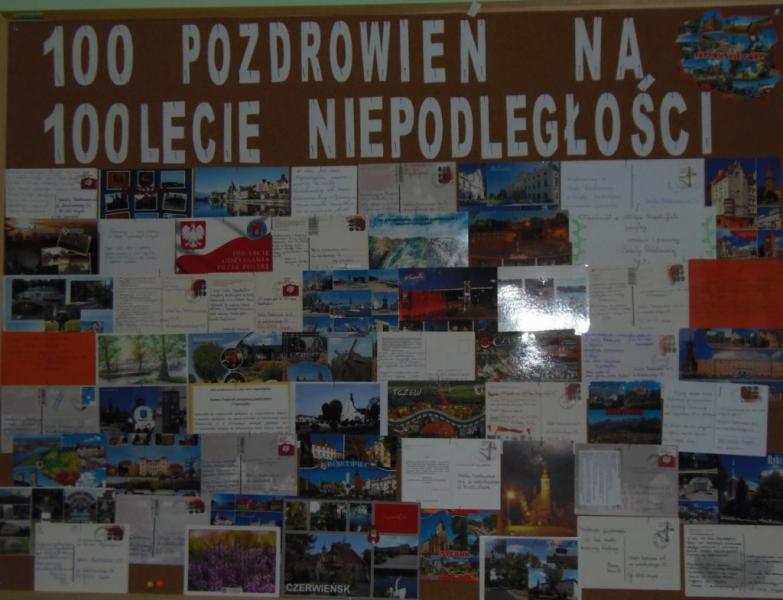 100 POZDROWIEŃ NA 100LECIE NIEPODLEGŁOŚCI