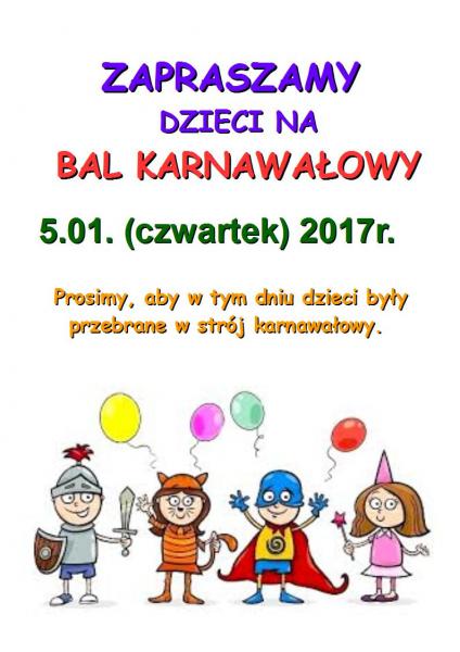 Bal karnawałowy