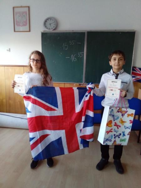 Sukces w konkursie "Matematyka w języku angielskim"