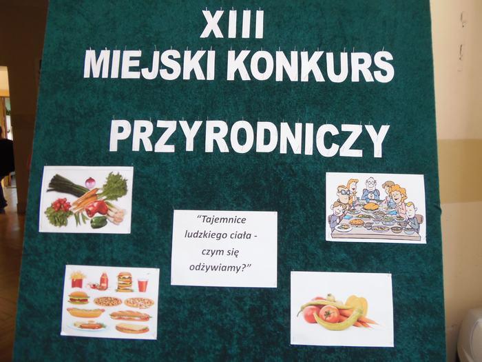 XIII Miejski Konkurs Przyrodniczy