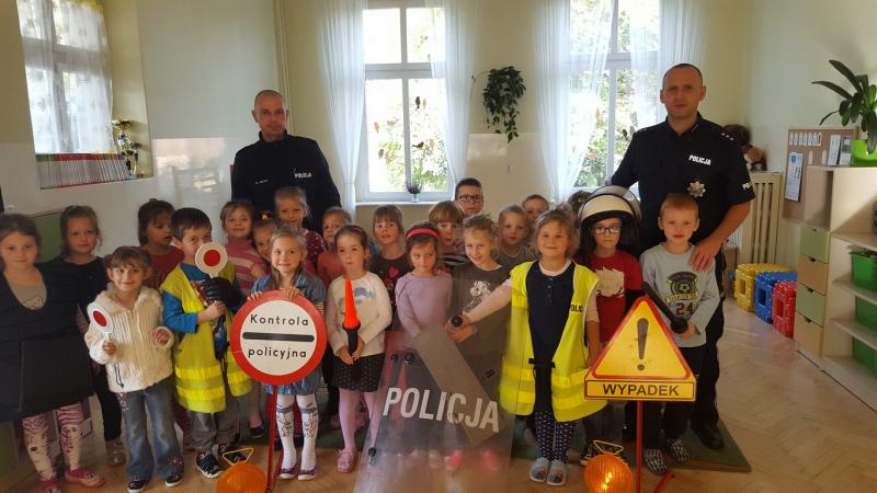 Policjant w przedszkolu