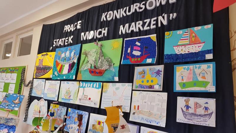 Konkurs plastyczny „Statek moich marzeń"