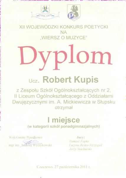 XII Wojewódzki Konkurs Poetycki