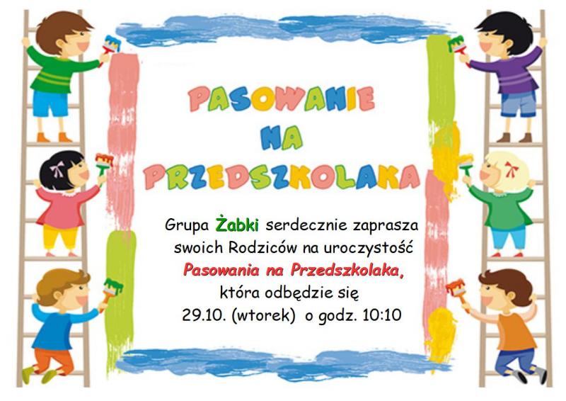 Pasowanie na Przedszkolaka