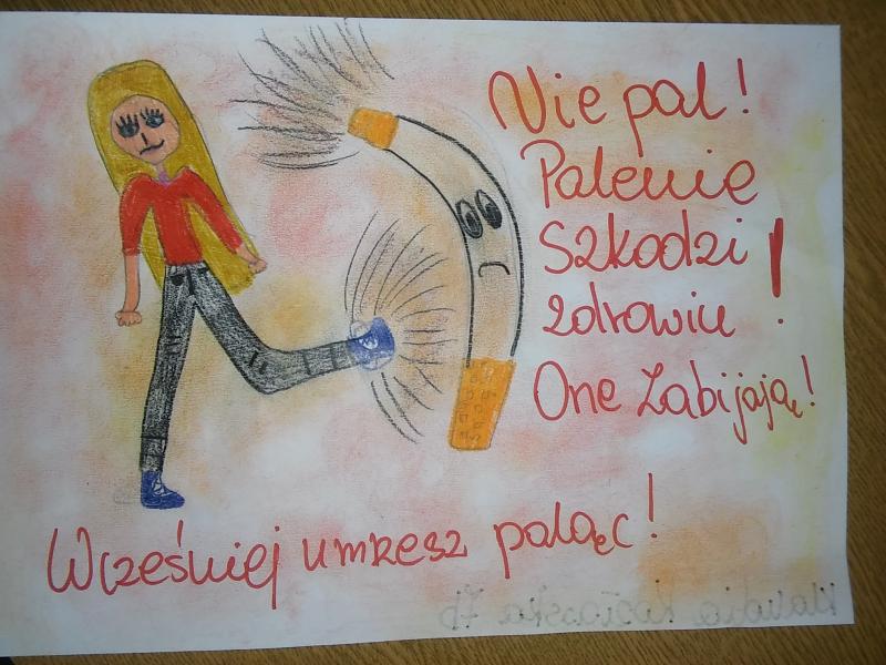Lekcja profilaktyczna w klasie 7b