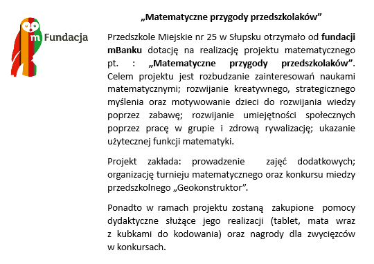 Matematyczne przygody przedszkolaków.