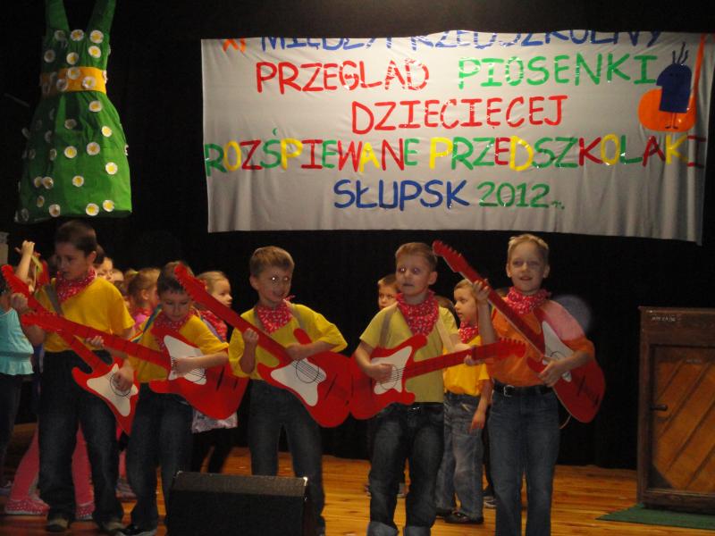 MIĘDZYPRZEDSZKOLNY PRZEGLĄD PIOSENKI DZIECIĘCEJ "ROZŚPIEWANE PRZEDSZKOLAKI"  - 19. 03. 2012 r.