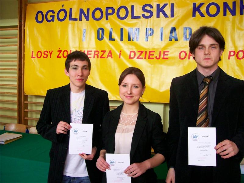 Olimpiada "Losy żołnierza..." 2012