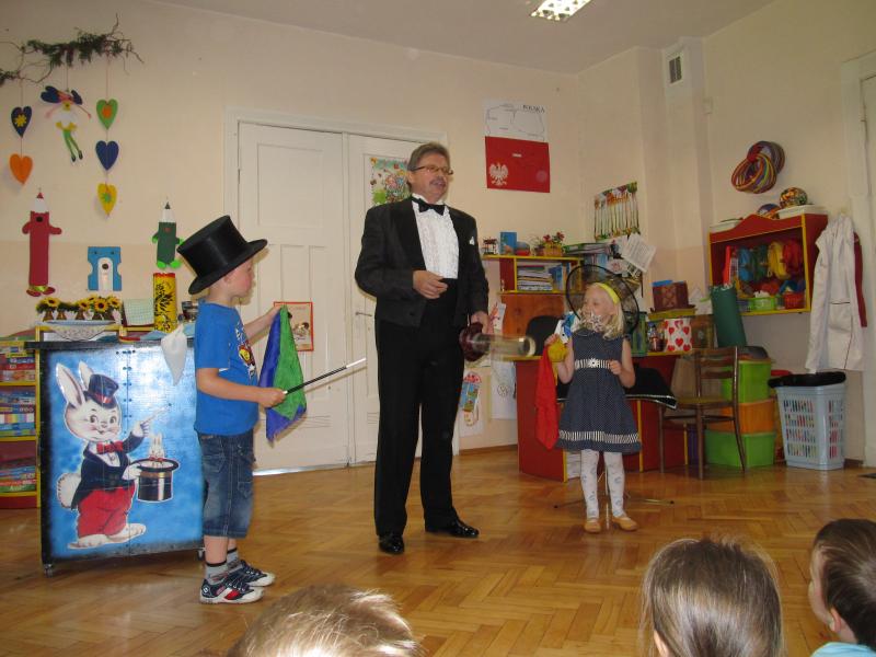 Czarodziej w przedszkolu 30.05.2012 r.