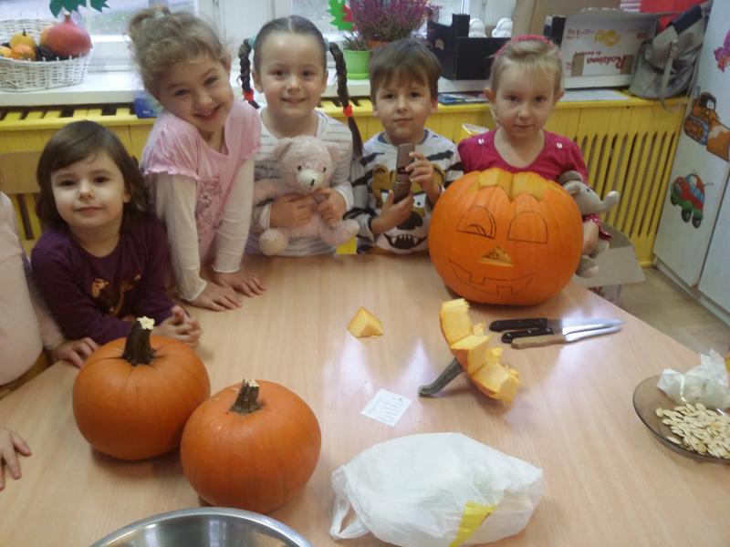 Dzień Dyni w grupie Słoneczniki.