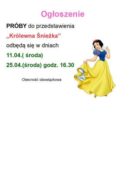 Próba Królewna Śnieżka