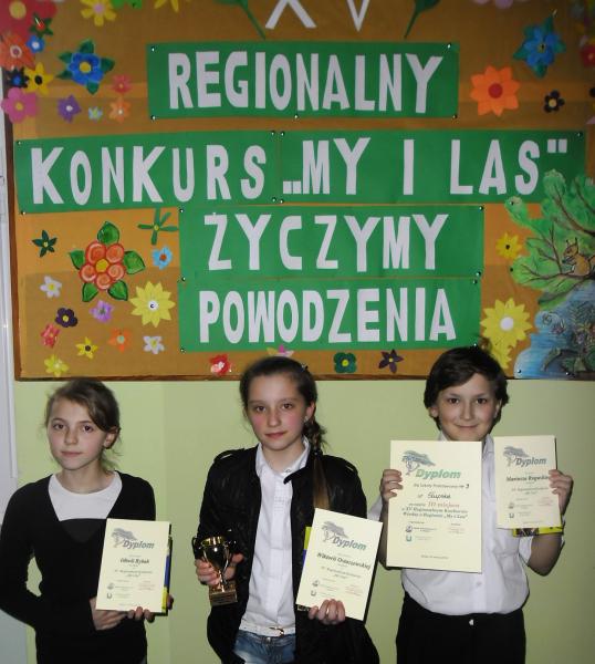 XV Regionalny Konkurs Wiedzy o Regionie „My i las”