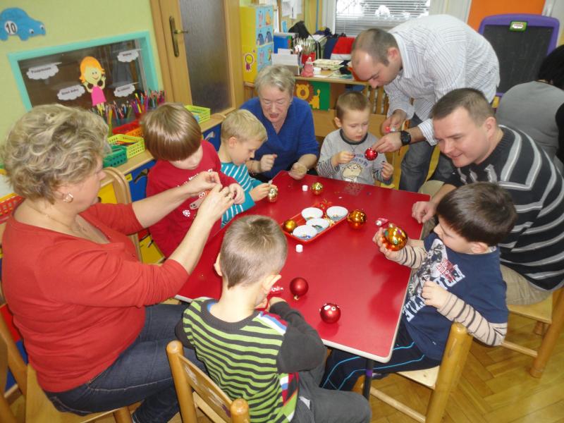 Zajęcia z rodzicami i wolontariuszami z Gimnazjum nr 2 w Słupsku - 11. 12. 2012 r.