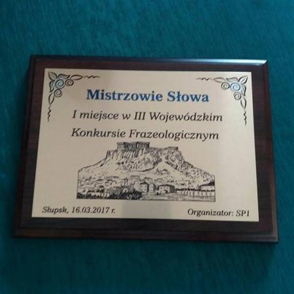 III Wojewódzki Konkurs Frazeologiczny „Mistrzowie słowa”