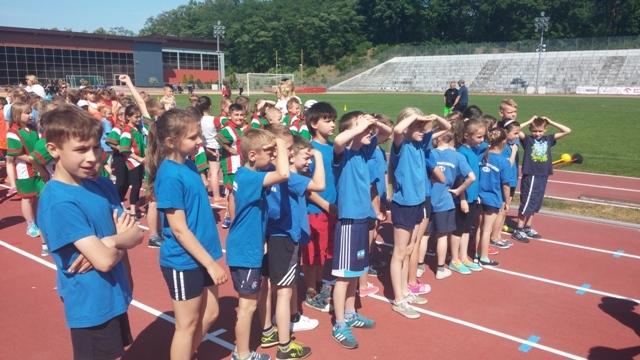 Zawody lekkoatletyczne z projektu Kids Athletics