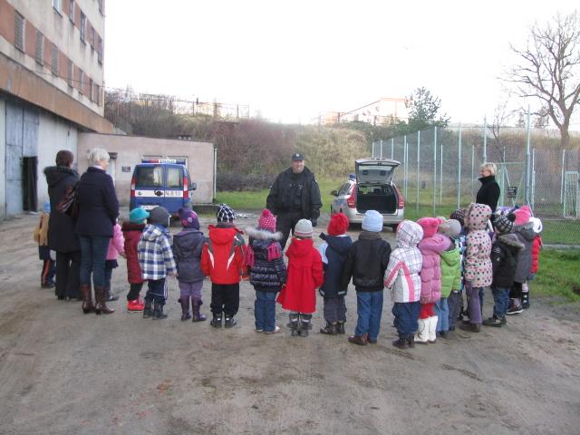 Wycieczka do budynku Komendy Miejskiej Policji w Słupsku