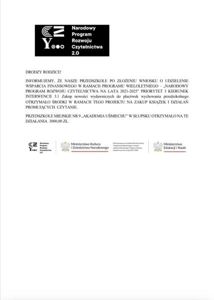 Narodowy Program Rozwoju Czytelnictwa