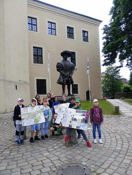 Wyznaczanie tras do zabytków Słupska.