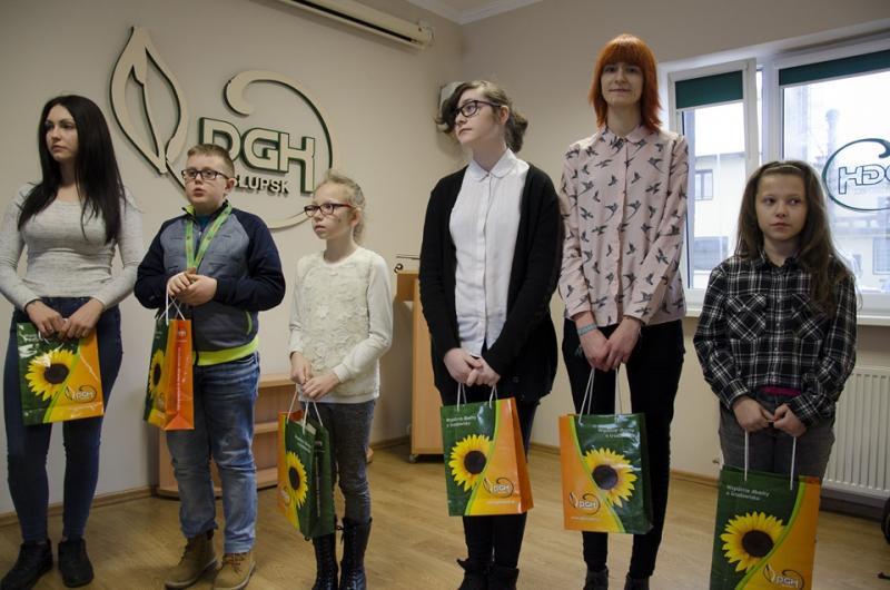 Podsumowanie Konkursu ekologicznego 'Wspólnie dbamy o środowisko' - PGK w Słupsku, 3.02.2017